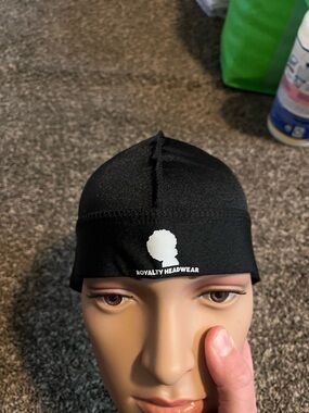 Royalty Headwear Black Durag Cap